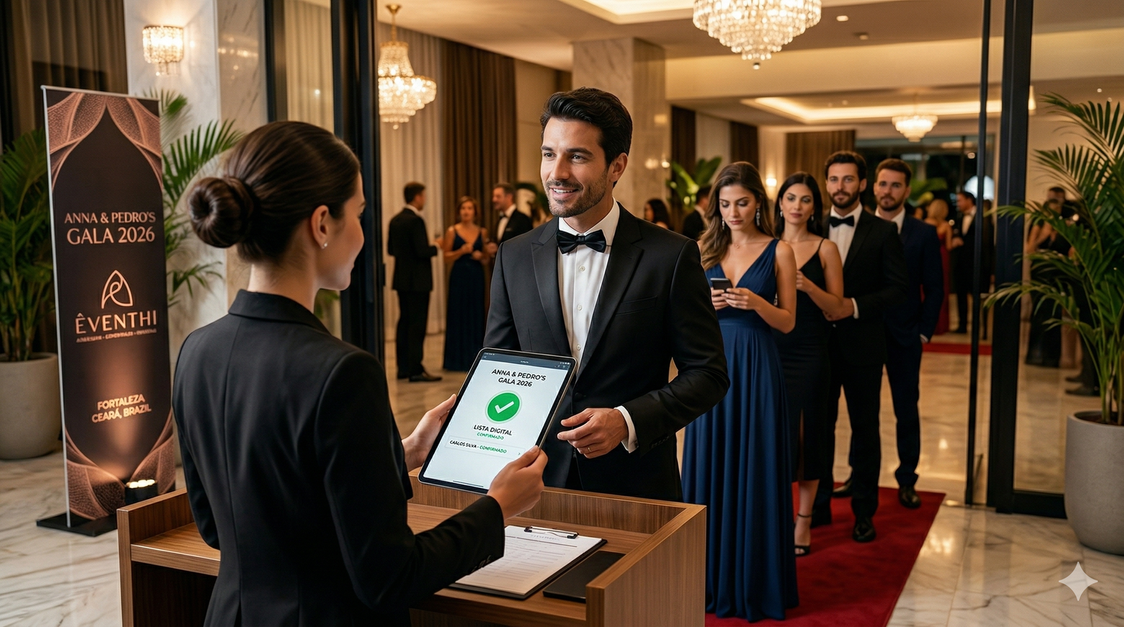 Controle de acesso e presença em eventos